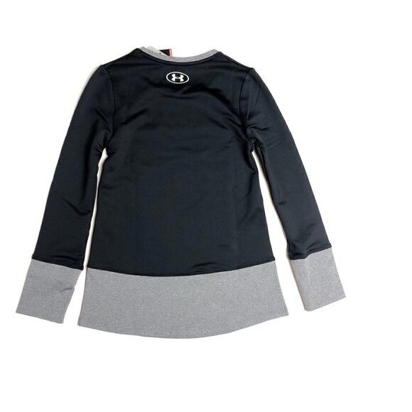 Under Armour Girls' ColdGear Long Sleeve Shirt, Size Small - Picture 3 of 3